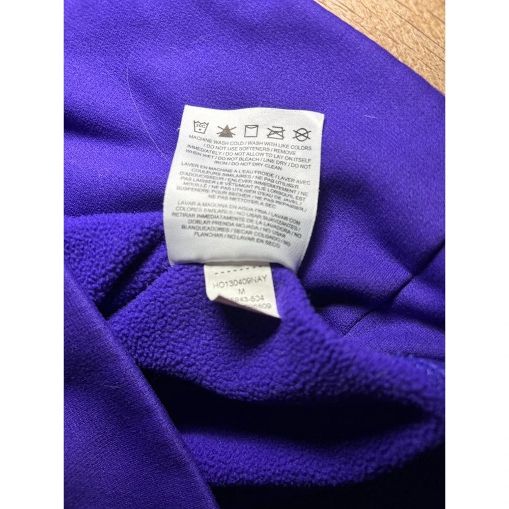 NIKE Therma-Fit Womens CrewNeck Pullover Sweatshirt‎ Purple Polyester Sz M